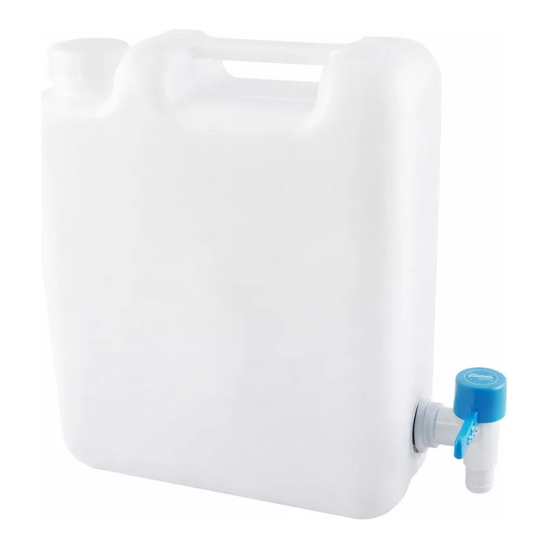 AS ONE Carboy with Lever Cock (Flat Square, 1 Port), 레버콕 하구병(평각관, 1구)