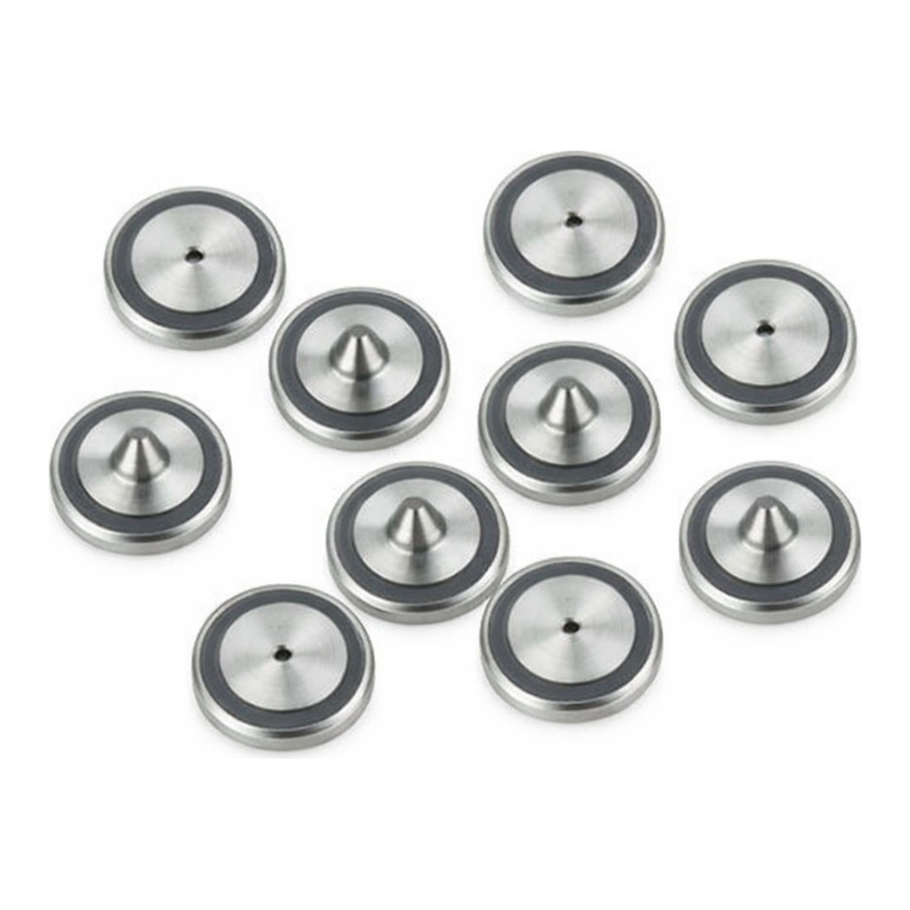 Restek SS Inlet Seals, Dual Vespel Ring, 0.8mmID, for HP GCs, 50-pk
