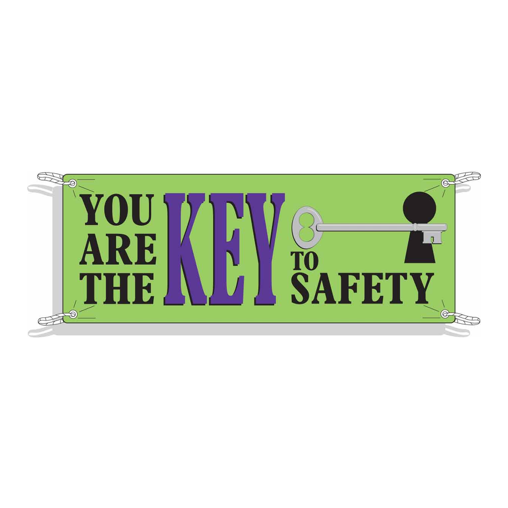 Brady You Are The Key To Safety Sign