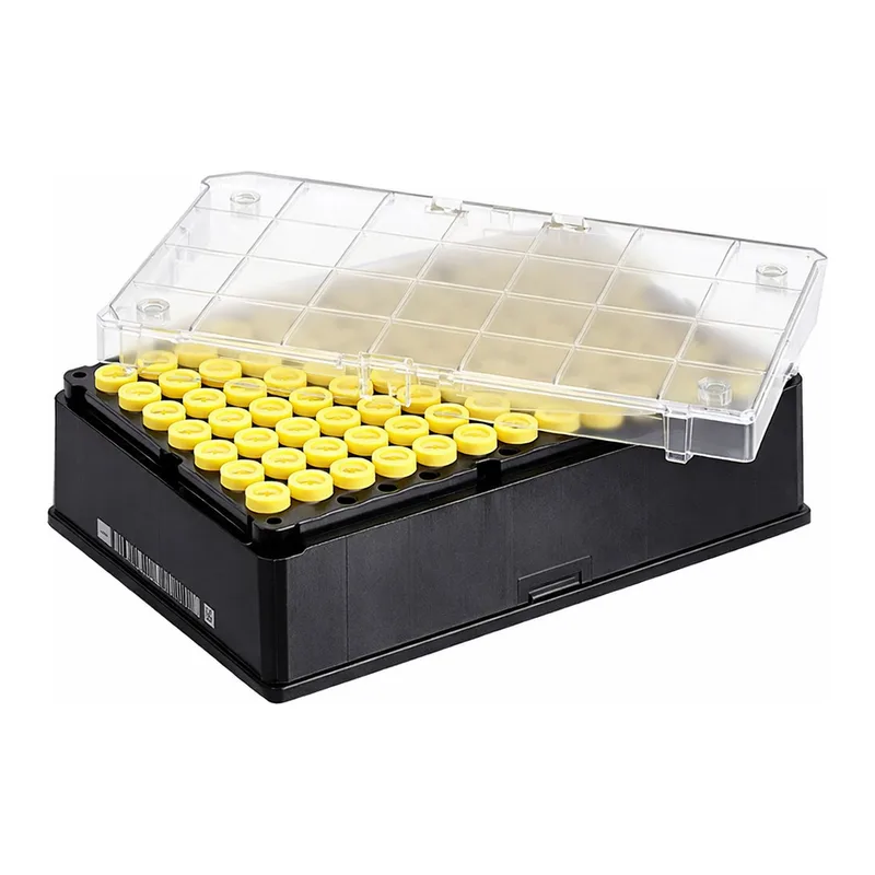 Greiner Bio One CRYO.S BIOBANKING TUBES, 600 µL, 2D CODES,RACK WITH 96 CAPPED TUBES, WITH SCREW CAP YELLOW 5 RACKS/BAG, 1 MANUAL CAPPING TOOL