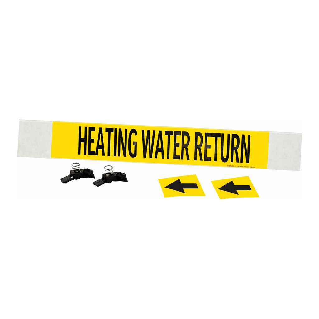 Brady HEATING WATER RETURN High Performance Pipe Marker
