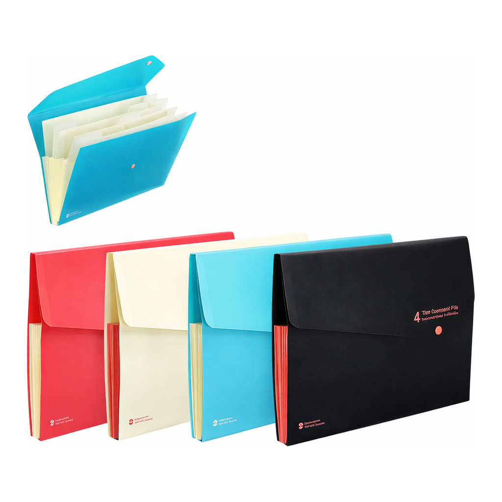 OFFICENEX 문화 컬러 도큐멘트화일 8분류 F583-7 핑크
