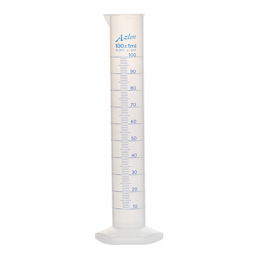 Merck Azlon Hexagonal Base Polypropylene Cylinders with Printed Graduations
