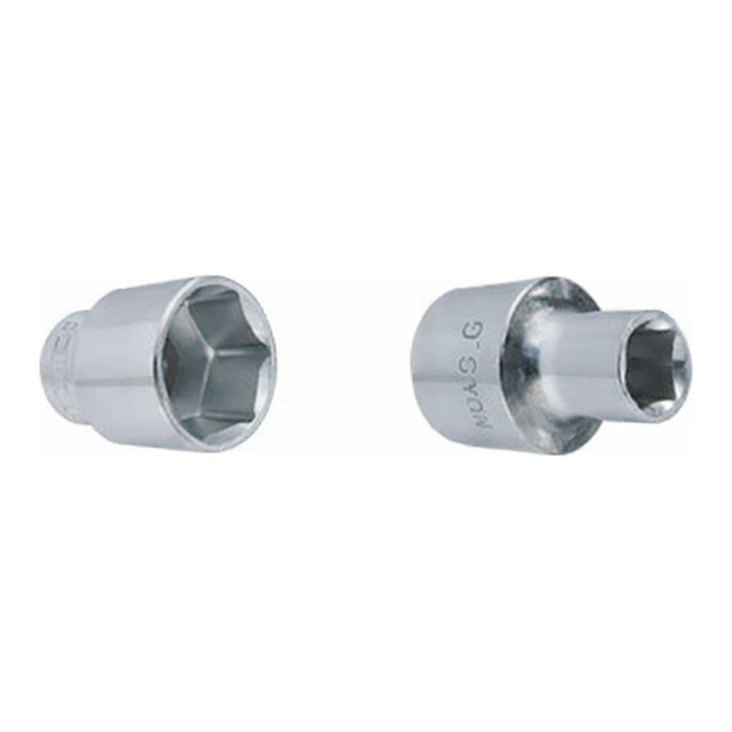 OFFICENEX [P]3/8인치 6각 핸드소켓/19mm/전장30mm/NAVI)