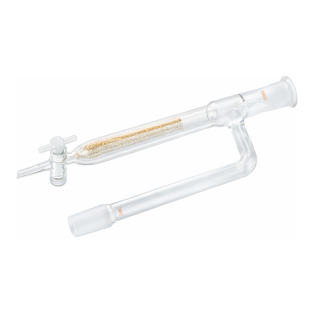 AS ONE Moisture Metering Receiver(Ground Glas Joint·Teflon Cock), 공통 그라운드 조인트 수분정량수기(TEFLON®콕)