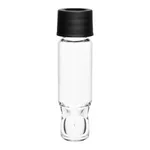 Waters LCGC Certified Clear Glass 15 x 45 mm Screw Neck Total Recovery Vial, with Cap and PTFE/Silicone Septum, 3 mL Volume, 100/pk