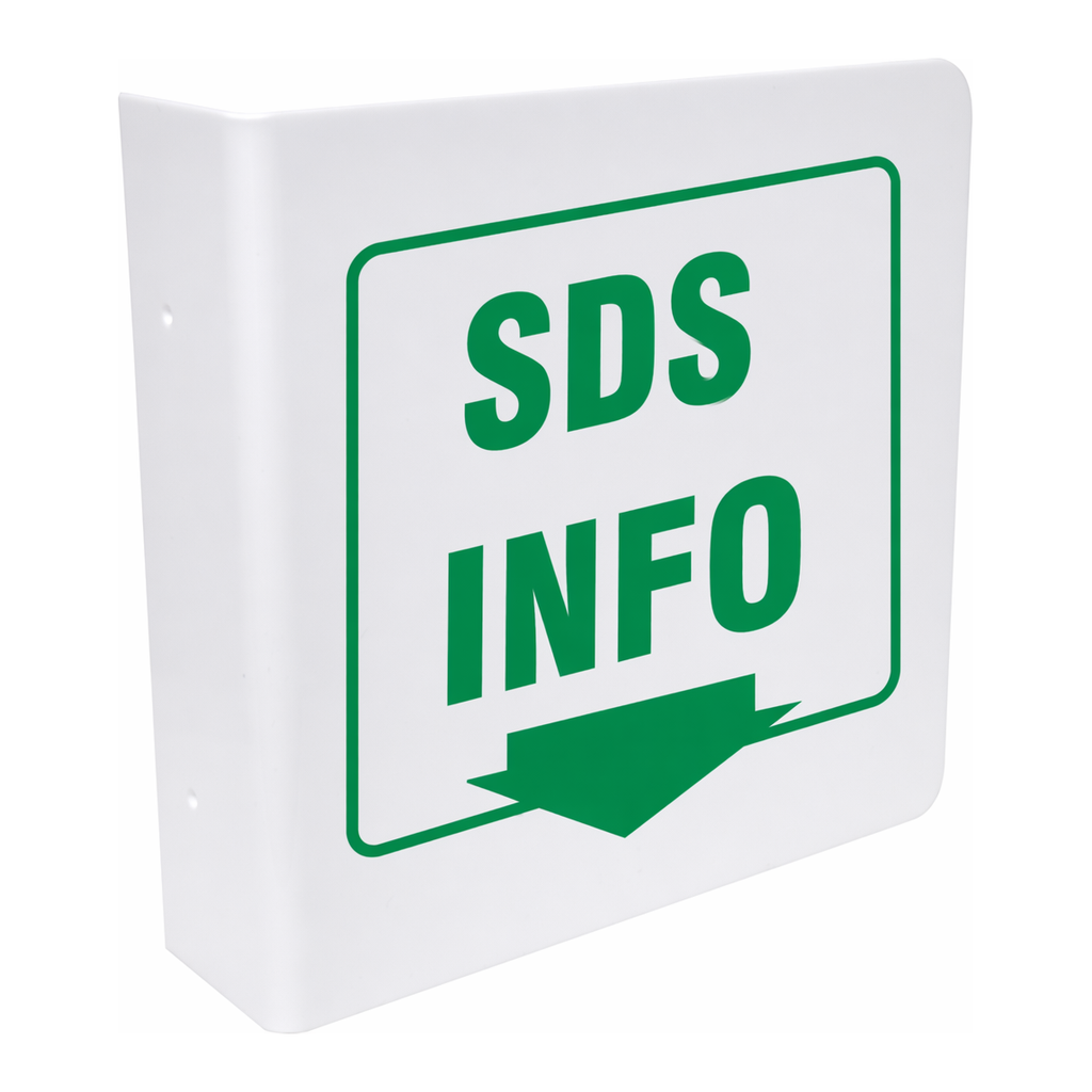 Brady L MSDS Info Sign