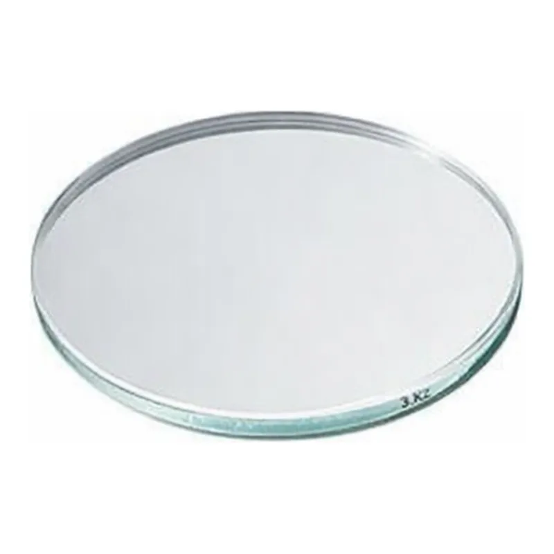 AS ONE Glass Circular Blue Plate(Soda Glass) Thickness 2.0mm, 원형 유리 청판(소다 유리) 두께 2.0mm