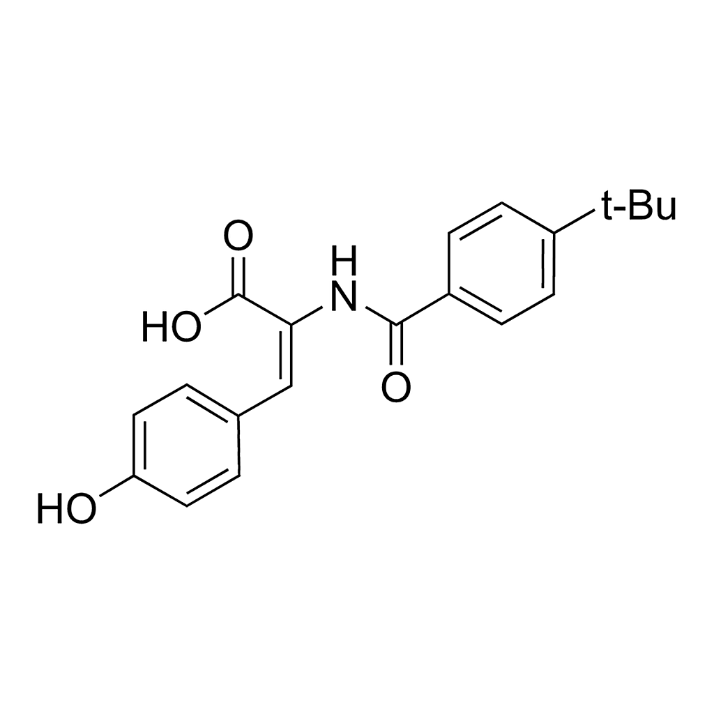 Merck 2-[(4-tert-Butylbenzoyl)amino]-3-(4-hydroxyphenyl)-2-propenoic acid