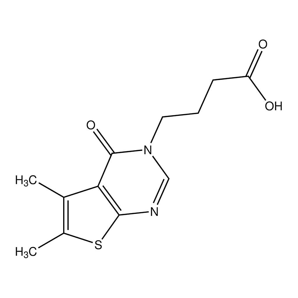 Merck 4-(5,6-Dimethyl-4-oxothieno[2,3-d]pyrimidin-3(4H)-yl)butanoic acid