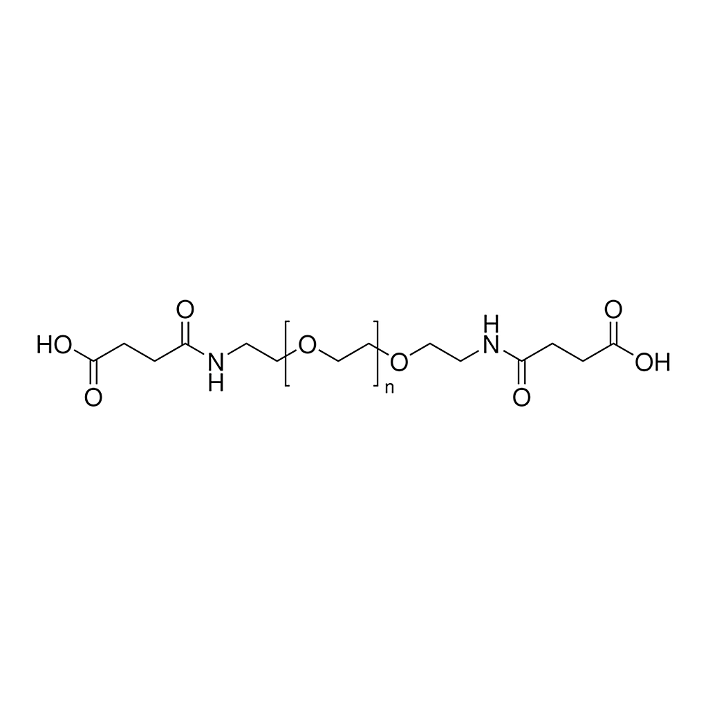 Merck alpha,omega-Bis{2-[(3-carboxy-1-oxopropyl)amino]ethyl}polyethylene glycol