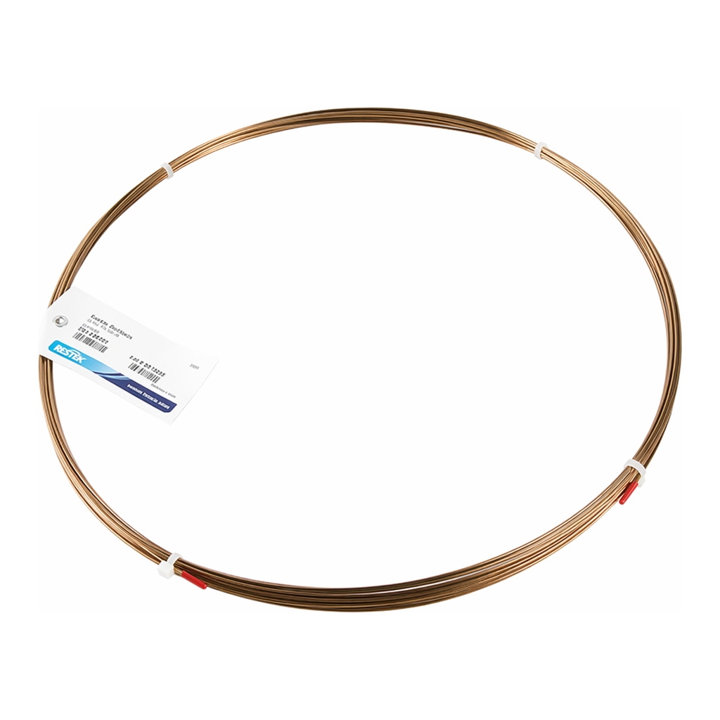 Restek Tubing, Sulfinert, 304SS Welded/Drawn Tubing .040inID x 1/16inOD Sulfinert, Sold per ft at