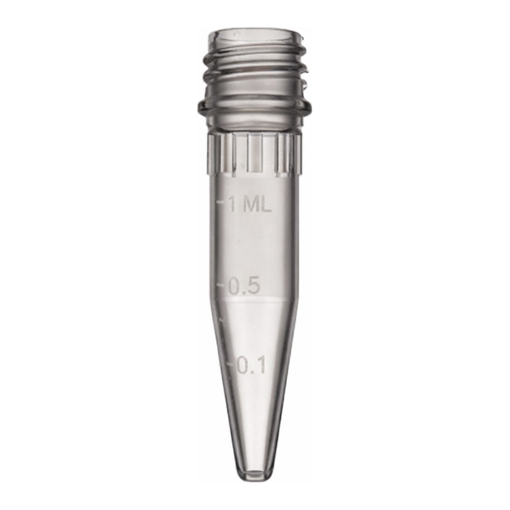 Greiner Bio One REACTION TUBE, 1,5 ML, PP, 10/45 MM, NATURAL,CONICAL, SCREW CAP 366XXX, 500 PCS./BAG