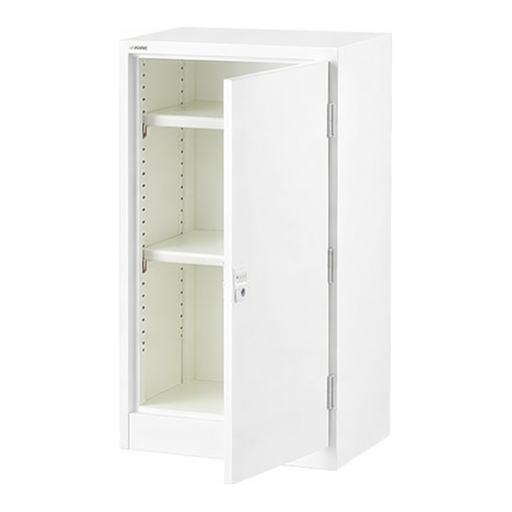 AS ONE Chemicals storage cabinet (dial type lock Type) White 515 x 380 x 880 mm