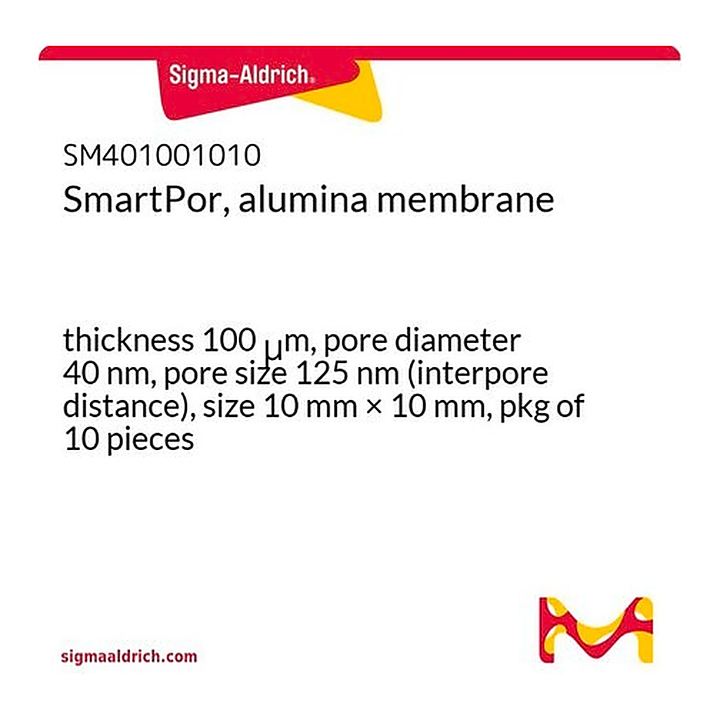Merck SmartPor, alumina membrane