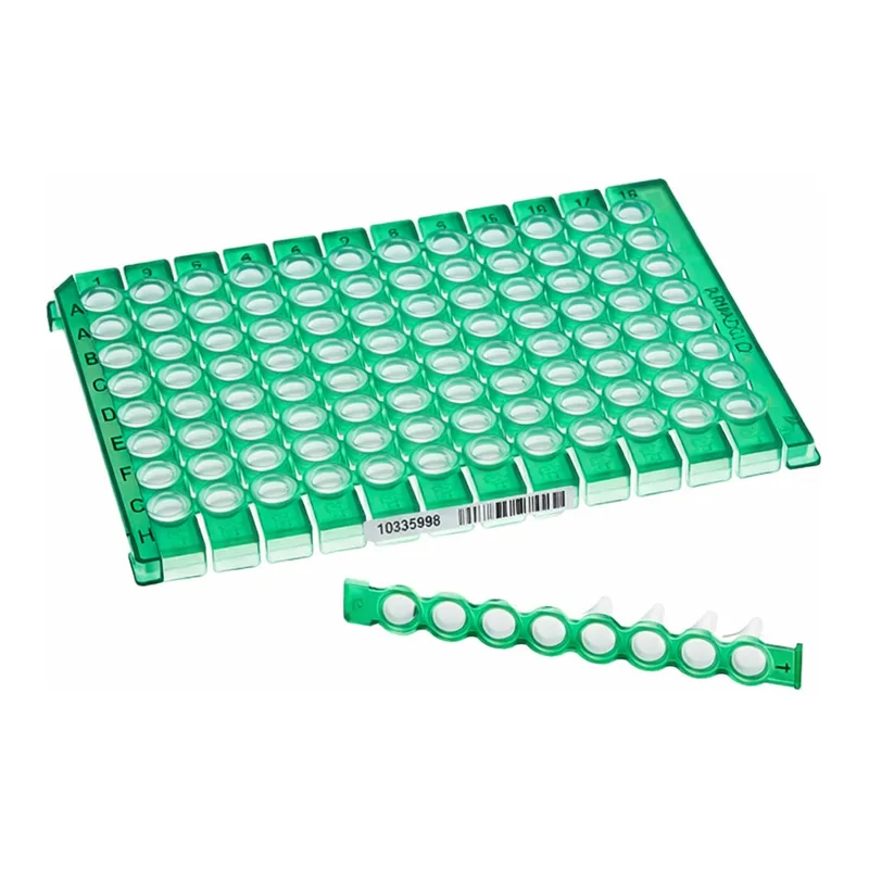 Thermo Fisher Scientific Armadillo Low-Profile PCR Strip Plate, 96 well, green