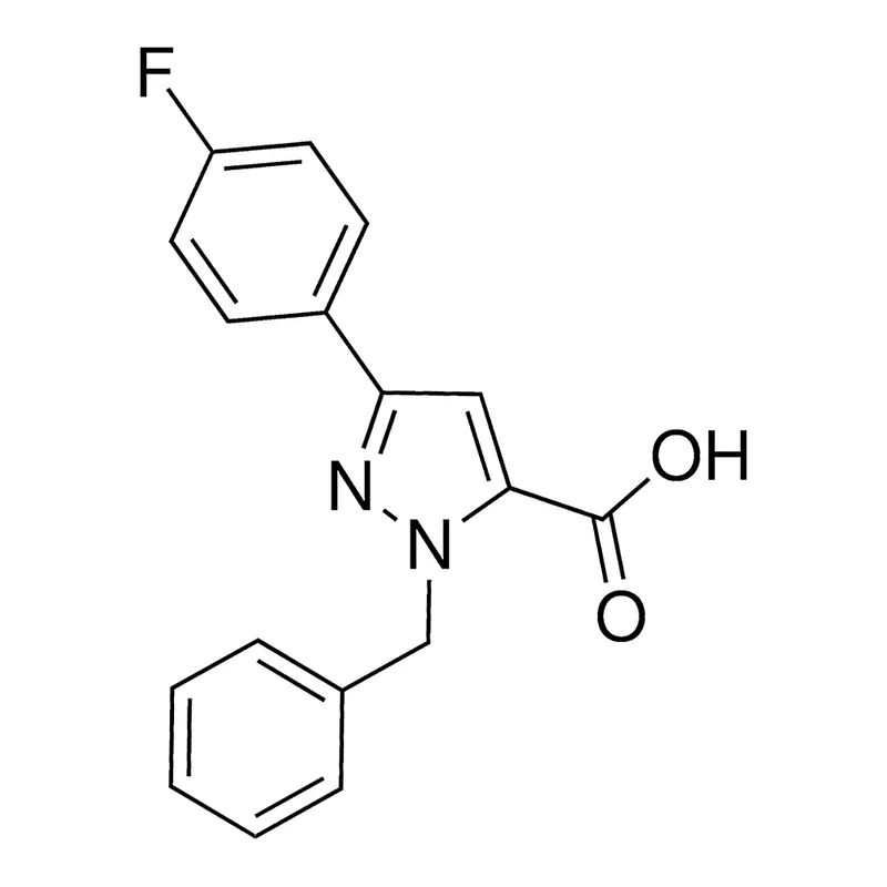 Merck 1-Benzyl-3-(4-fluorophenyl)-1H-pyrazole-5-carboxylic acid