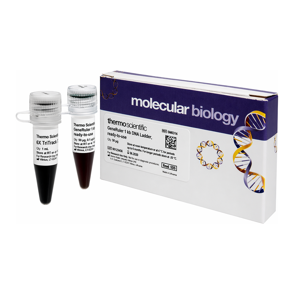 Thermo Fisher Scientific GeneRuler 1 kb DNA Ladder, ready-to-use, 5 x 50 ug, 500 applications