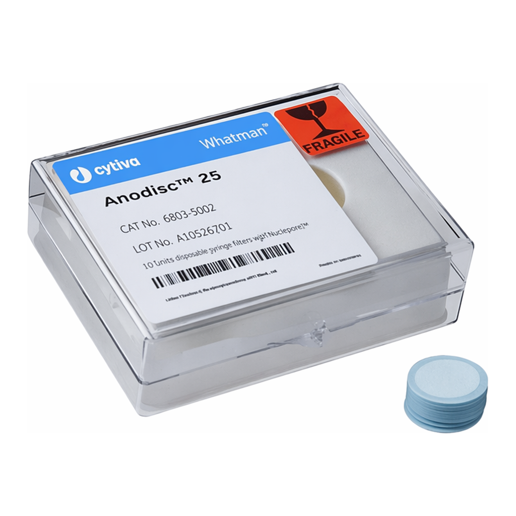 CYTIVA 6809-6002 / Anodisc 멤브레인 필터(Membrane Filter), 25mm 0.02µm, 서포트 링 포함, Anopore inorganic[50EA/PK]