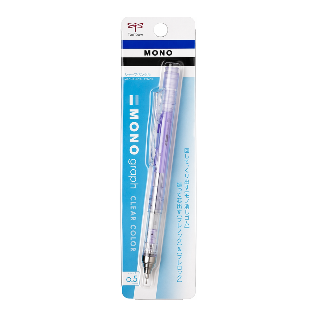 OFFICENEX 톰보 모노그래프 클리어샤프 0.5mm(퍼플)