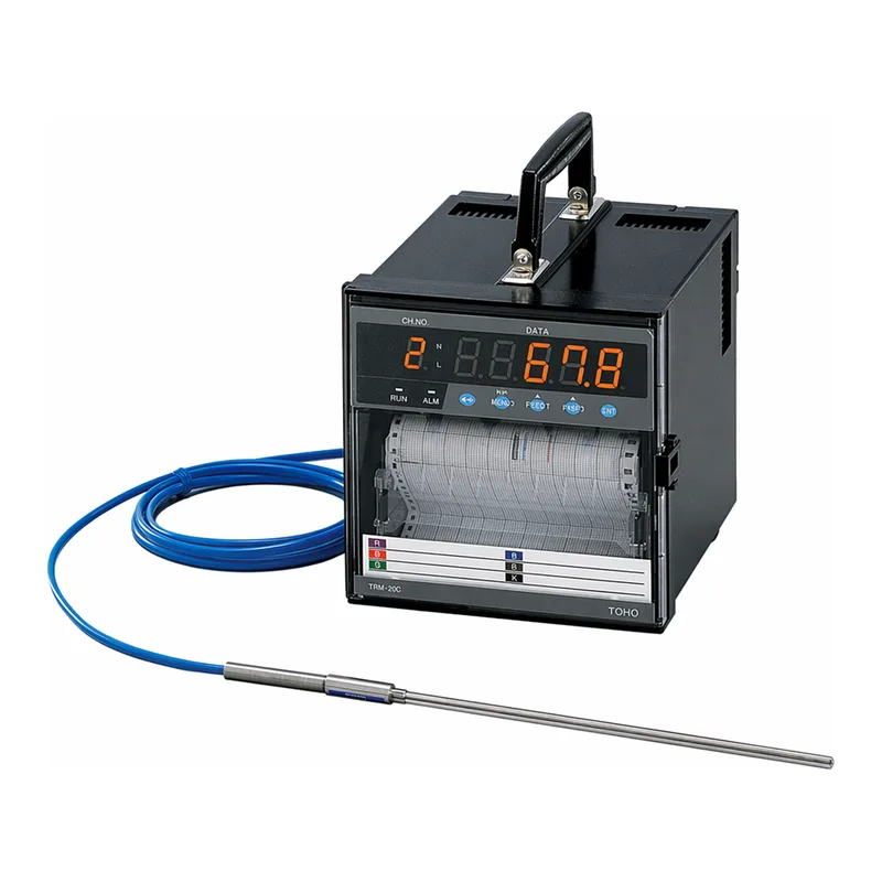 AS ONE Small Hybrid Temperature Recorder(6 Depressor Bar Type Dash Recorder), 소형 하이브리드 리코더(6 타점식 온도기록계)