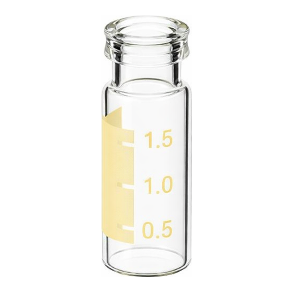 Restek Vials, Snap Seal, 12x32mm/2.0mL/11mm w/ Yellow Mark Pack of 1000