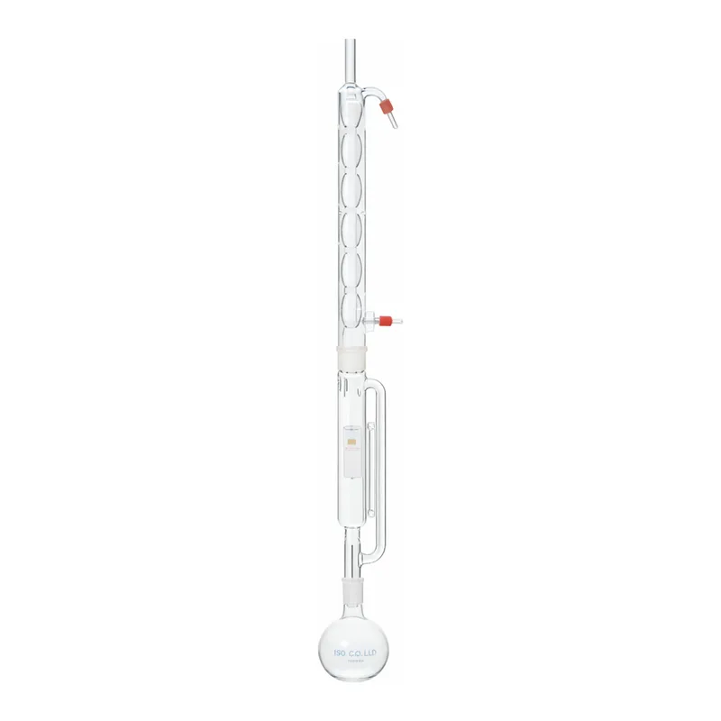 Daihan Science Glass Soxhlet Apparatus, with Allihn Condenser, 100~500㎖<br>With Safety GL14 PP