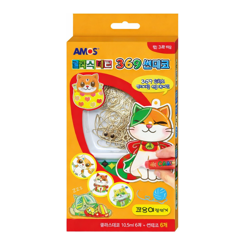OFFICENEX 아모스 미니썬데코(고양이/10.5mlx6)