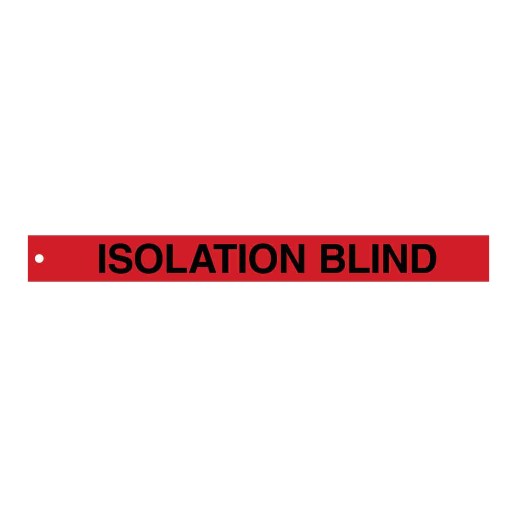 Brady Flag Style Blind Tag: ISOLATION BLIND