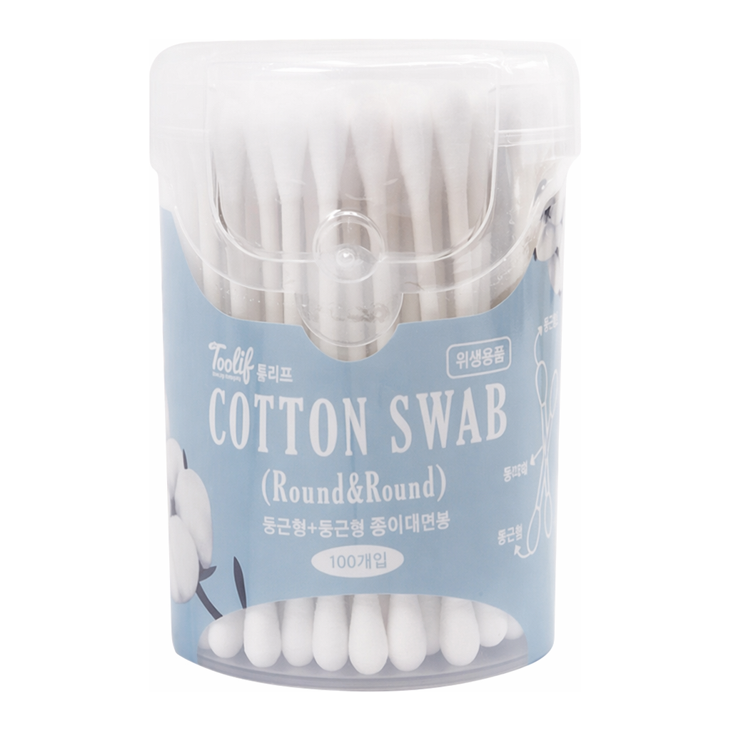 OFFICENEX COTTON SWAB 면봉(Round&Round/100개입)