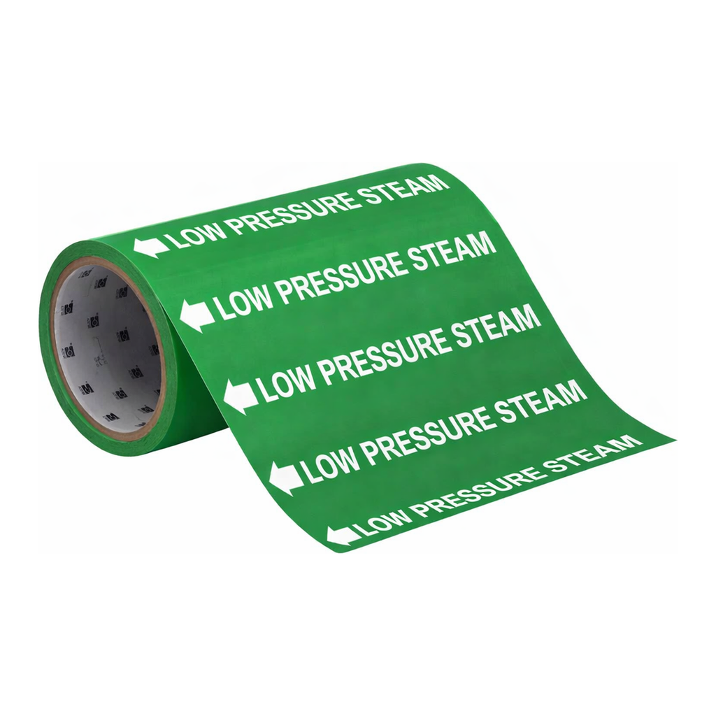 Brady LOW PRESSURE STEAM Roll Form Pipe Marker