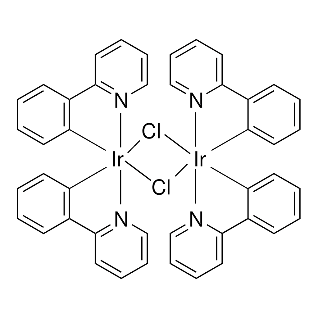 Merck Dichlorotetrakis(2-(2-pyridinyl)phenyl)diiridium(III)
