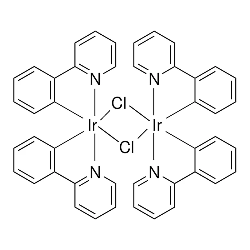 Merck Dichlorotetrakis(2-(2-pyridinyl)phenyl)diiridium(III)