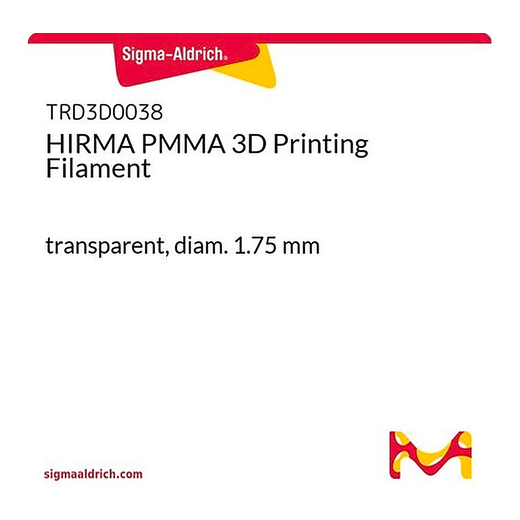 Merck HIRMA PMMA 3D Printing Filament