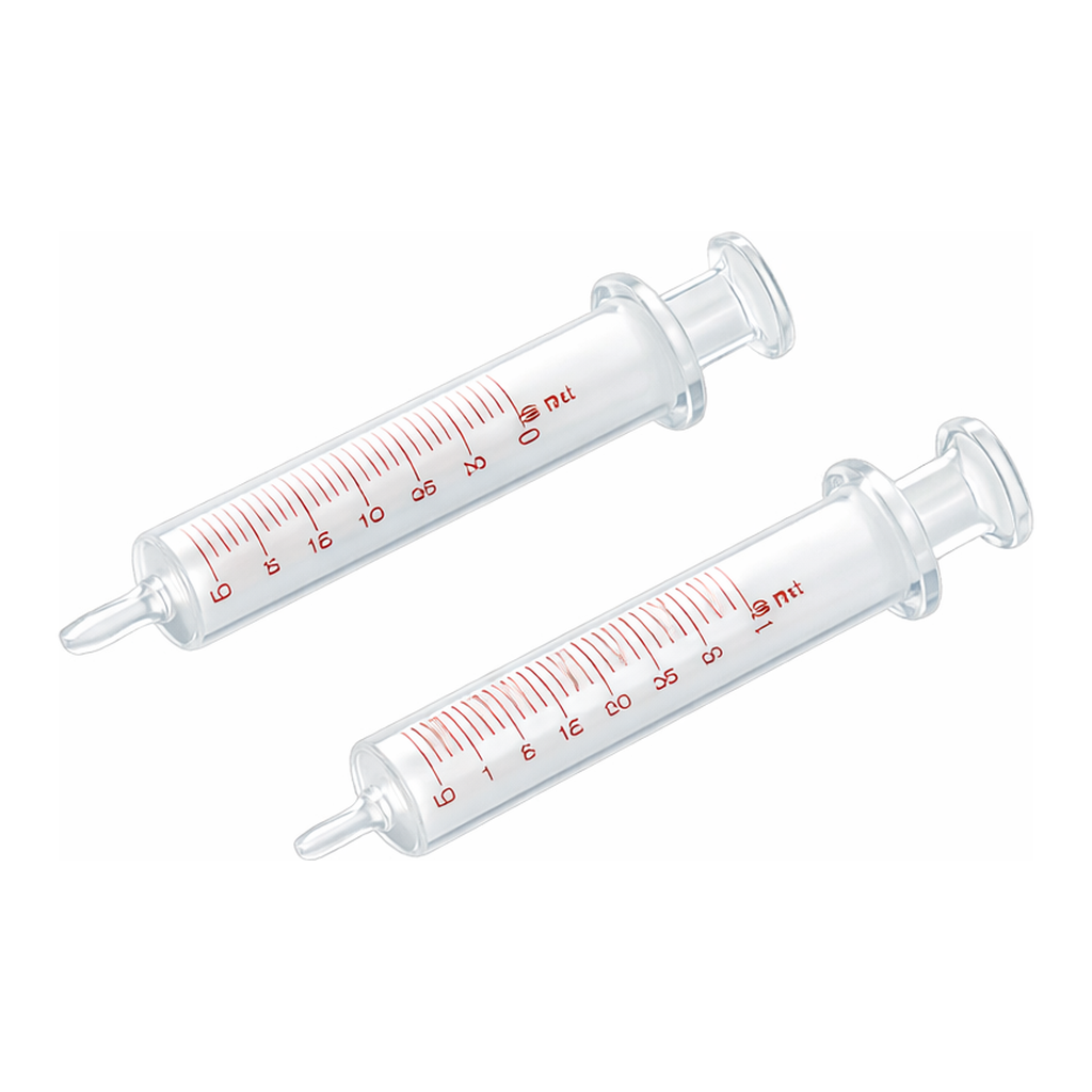 AS ONE White Hard Glass Syringe Barrel(Enema Syringe), 백경주사통(관장기)