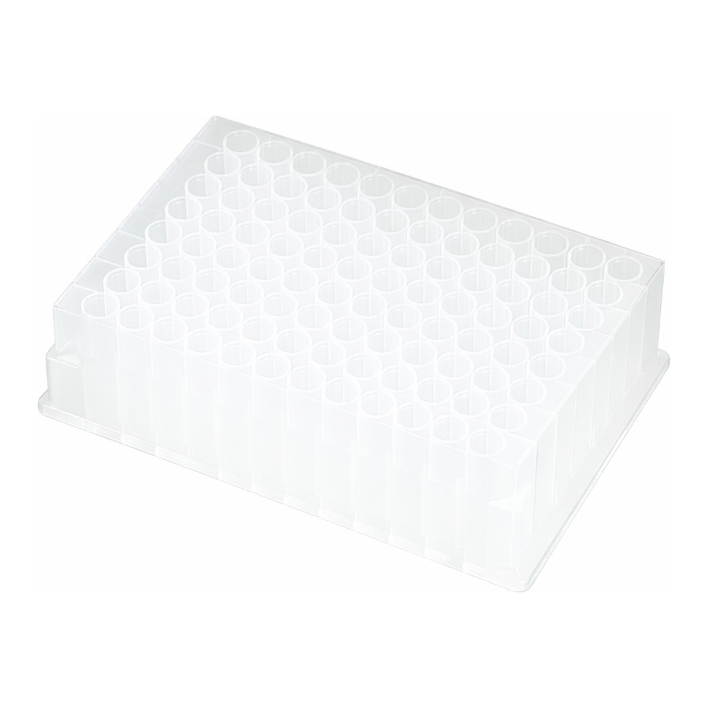 Restek 1.3mL 96-Well Plates, Case of 50, Non-sterile Round Well, Round Bottom