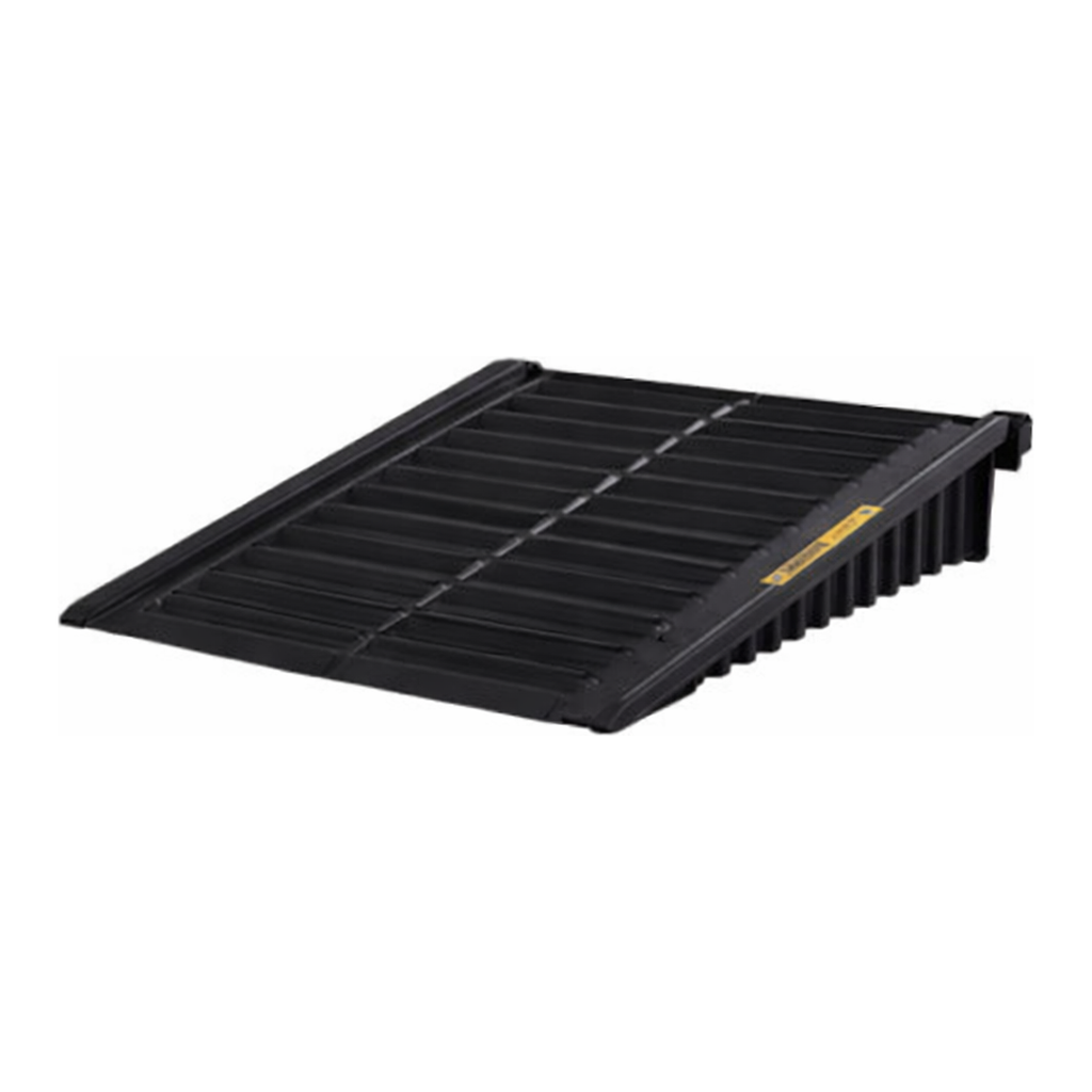 Justrite 28679 / 드럼통 옥외 저장소용 경사로 (재활용 PE/LBC 454kg/검정)/1219x1518x286mm/30.8kg[1EA]