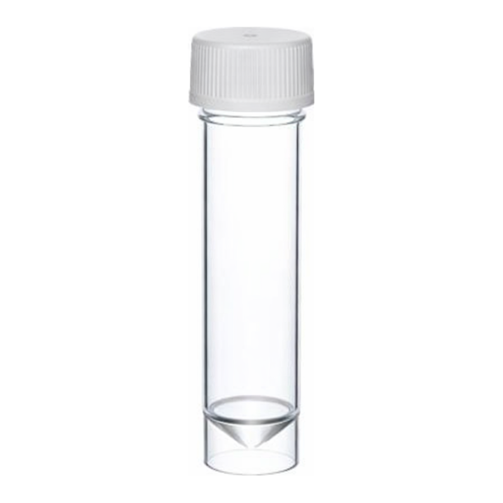 Greiner Bio One MULTIPURPOSE CONTAINER, 30 ML, PS, 24/90 MM,CONICAL BOTTOM, WHITE SCREW CAP, CLEAR, SUPPORT SKIRT, W/O LABEL, ASEPTIC, 400 PCS./BAG