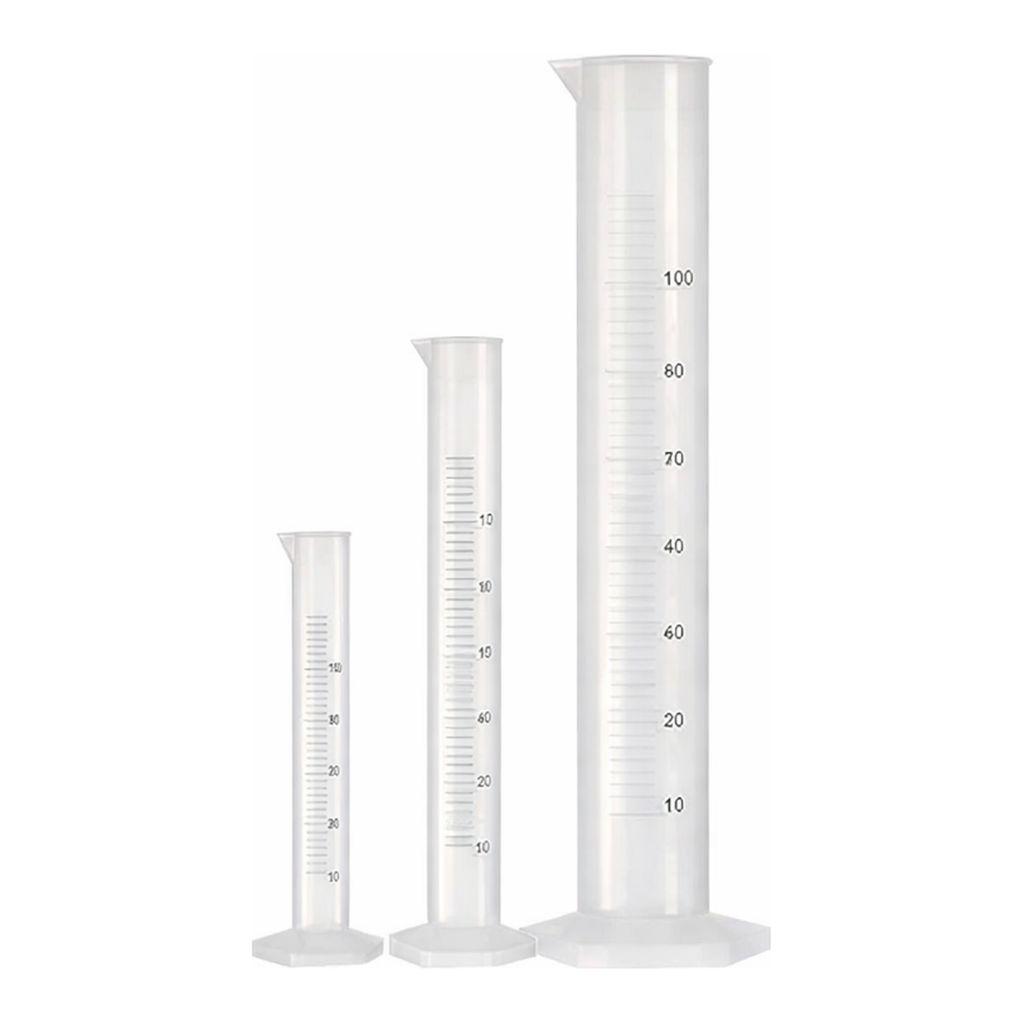 Merck Azlon Hexagonal Base PMP Cylinders with Printed Graduations