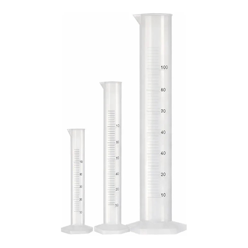 Merck Azlon Hexagonal Base PMP Cylinders with Printed Graduations