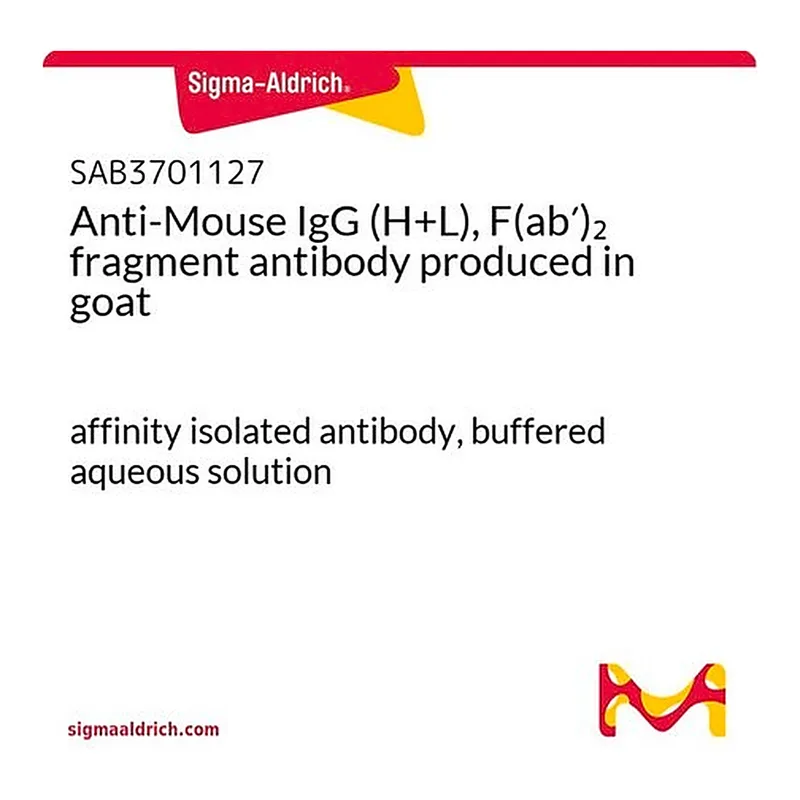 Merck Anti-Mouse IgG (H+L), F(ab')2 fragment antibody produced in goat