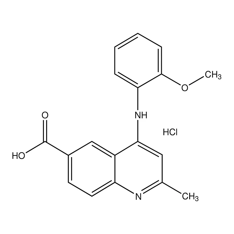 Merck 4-(2-Methoxyphenylamino)-2-methylquinoline-6-carboxylic acid hydrochloride