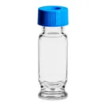 Waters LCMS Certified Clear Glass 12 x 32 mm Screw Neck Max Recovery Vial, with Cap and PTFE/Silicone Septum, 2 mL Volume, 100/pk