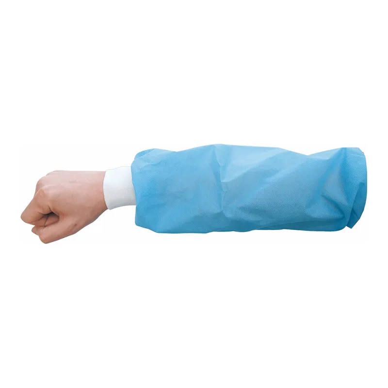 Daihan Science Disposable Arm Cover, Non-woven, Free size, Blue, Length 300mm<br>With Wrist-Ban