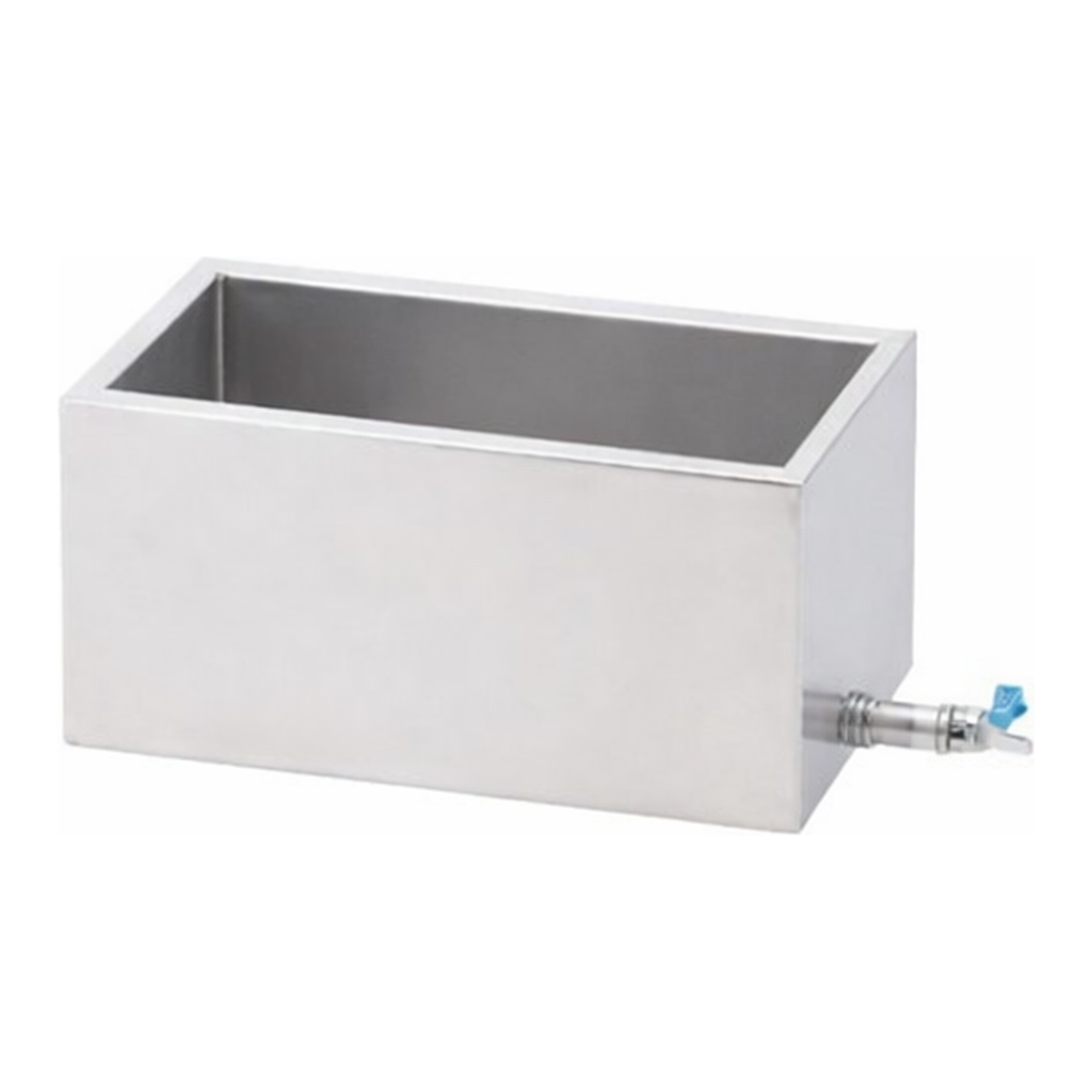 AS ONE Stainless Steel Tank Square Type with Drain Valve 20A Insulated Type I 25L