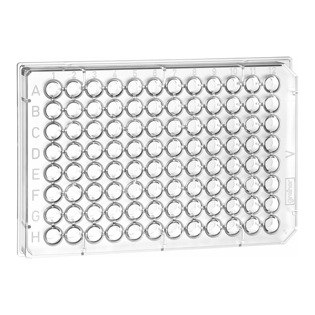 Greiner Bio One MICROPLATE, 96 WELL, PS, V-BOTTOM, CLEAR,STERILE, 2 PCS./BAG