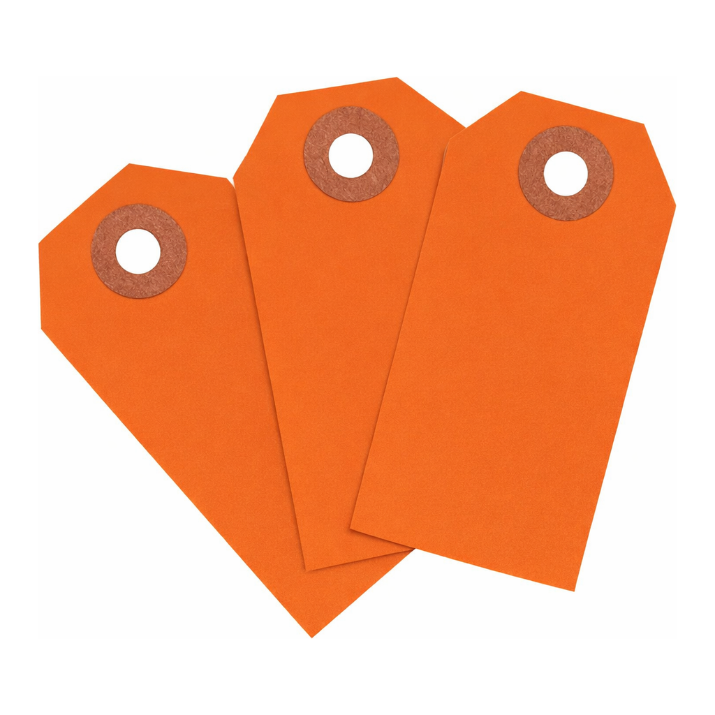 Brady Blank Heavy Duty Fluorescent Red Tags