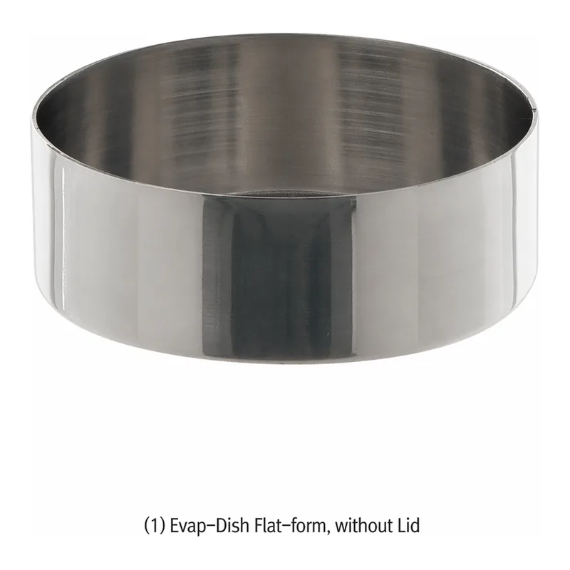 Daihan Science Bochem 99.5% Pure Nickel Evaporating Dish, Flat type, 45~100㎖<br>Corrosion-Free