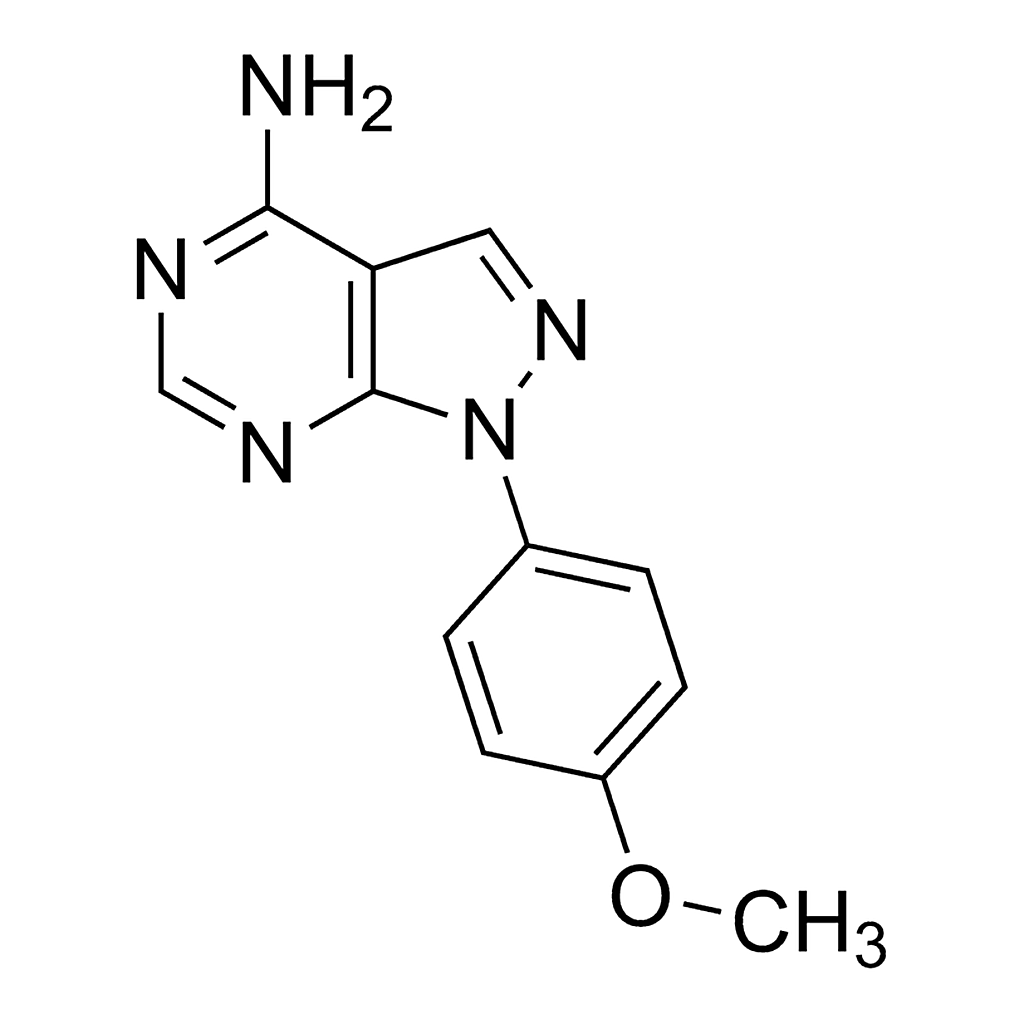 Merck 1-(4-Methoxyphenyl)-1H-pyrazolo[3,4-d]pyrimidin-4-amine