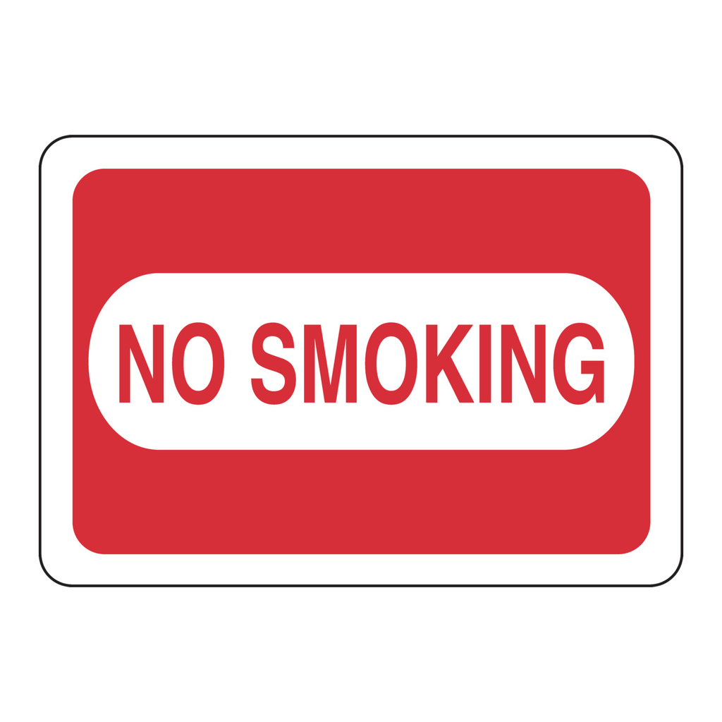 Brady No Smoking Sign